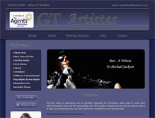 Tablet Screenshot of gtartistes.biz